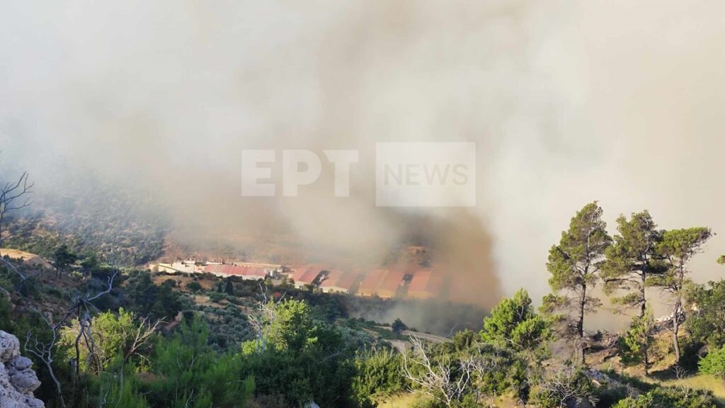 Φωτιές: Στα Δερβενοχώρια το μεγαλύτερο μέτωπο, κινείται προς Μαγούλα – Εικόνες και βίντεο από το σημείο