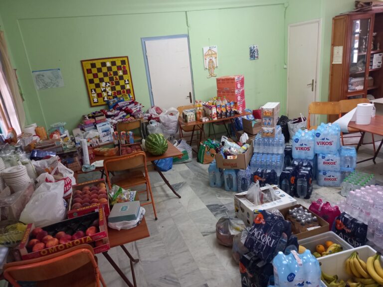 Κοζάνη: Συγκέντρωση ανθρωπιστικής βοήθειας για τους πληγέντες από την κακοκαιρία Daniel
