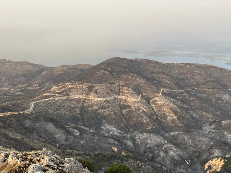 Κέρκυρα: Χωρίς καπνούς για πρώτη ημέρα το όρος Παντοκράτωρ – O ΕΛΓΑ στην Αχαράβη για καταγραφή (βίντεο)