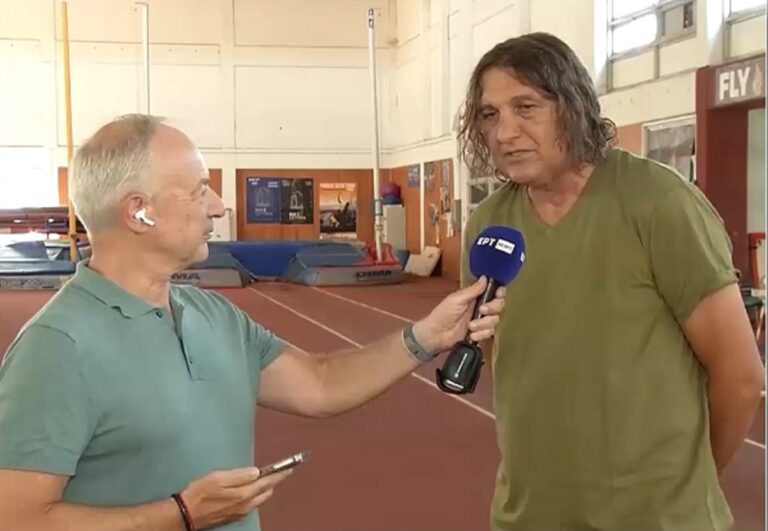 Γ. Πομάσκι στην ΕΡΤ για τον Μ. Τεντόγλου: Στόχος του ένα μετάλλιο στο Παγκόσμιο Πρωτάθλημα τον Αύγουστο και οι Ολυμπιακοί Αγώνες