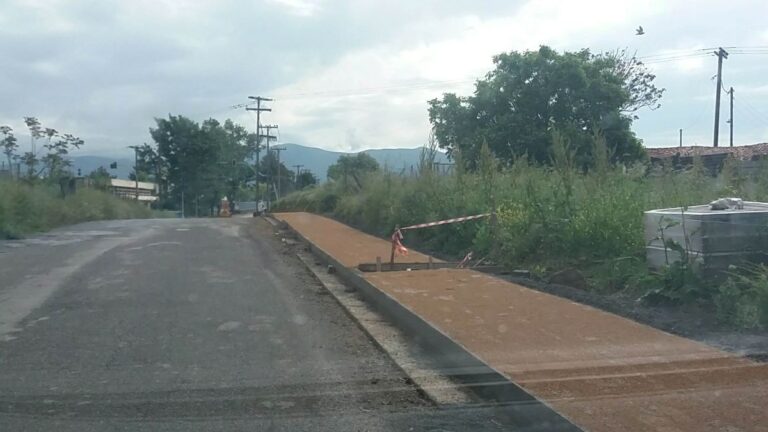 Κοζάνη: Σύγχρονα και ασφαλή πεζοδρόμια στον δρόμο Κοζάνη-Κοίλα