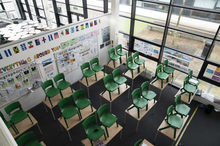 Virus Outbreak Britain Schools
