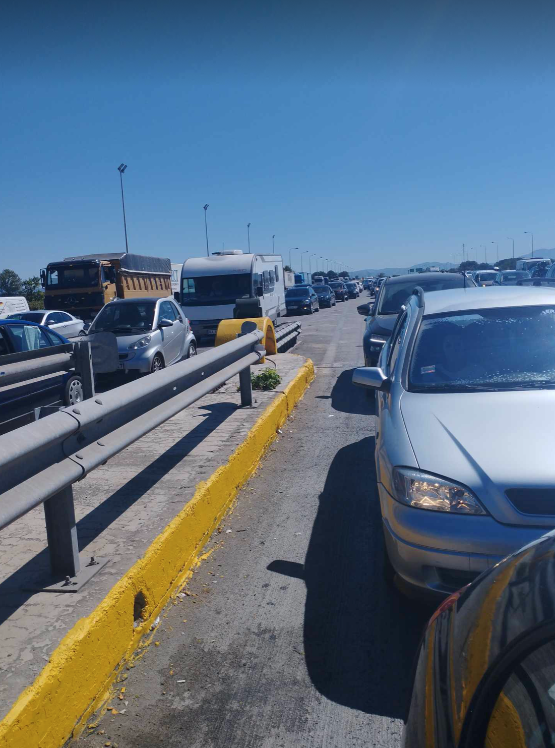 Θεσσαλονίκη: Αυξημένη η κίνηση στα Μάλγαρα-Σημειωτόν τα αυτοκίνητα