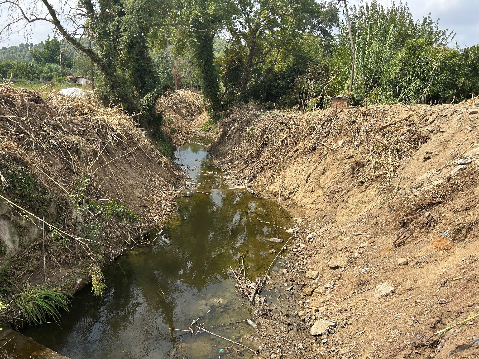 Κρέστενα Ηλείας: Εργασίες αντιπλημμυρικής θωράκισης στον Σελινούντα ποταμό