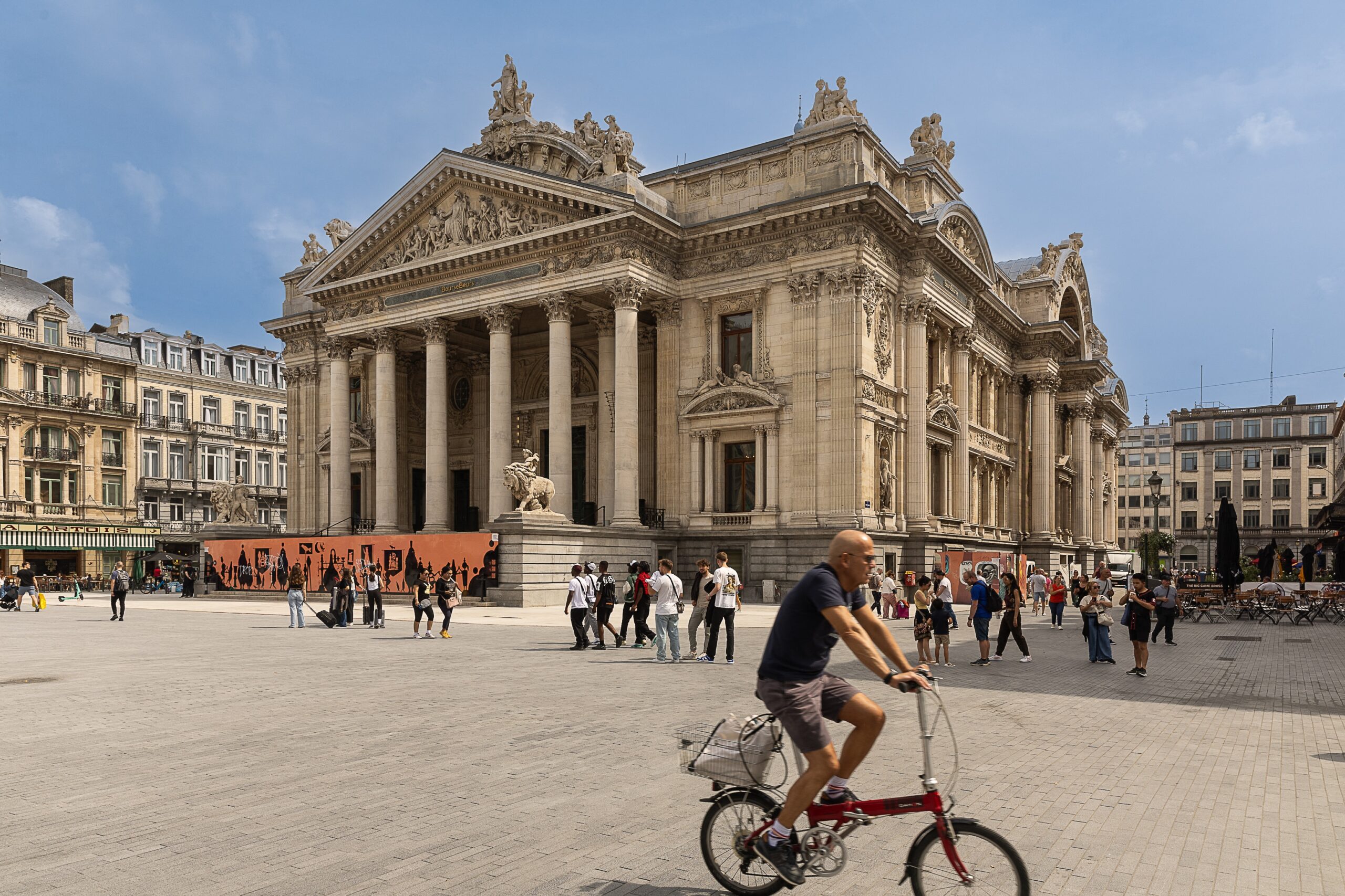 BELGIUM-ECONOMY-BUILDING