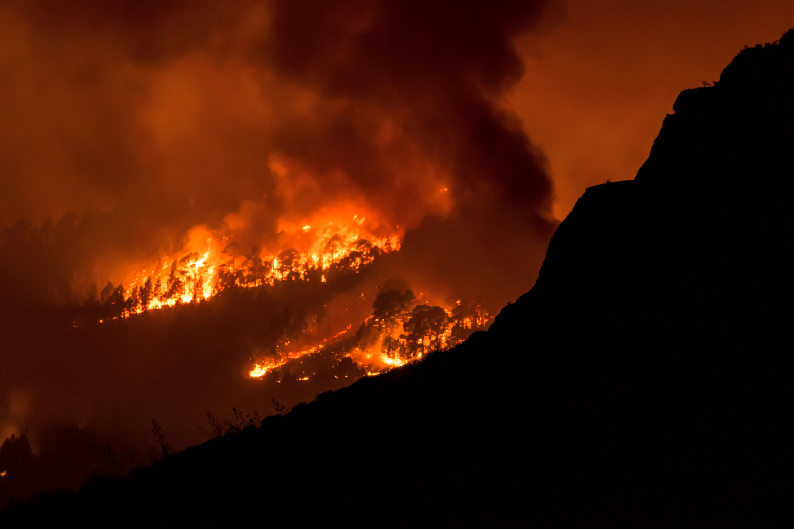 Ισπανία: Χιλιάδες άνθρωποι απομακρύνθηκαν λόγω πυρκαγιάς που καίει ανεξέλεγκτα χιλιάδες στρέμματα στην Τενερίφη