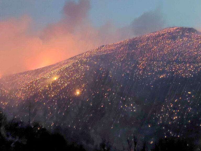 Βοιωτία: Μάχη να μην περάσει η πυρκαγιά στο ελατόδασος του Ελικώνα