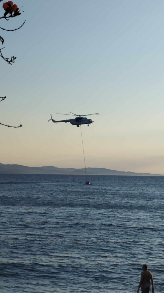 Λέσβος: Υπό μερικό έλεγχο η φωτιά στο Μόλυβο (φωτό-βίντεο)