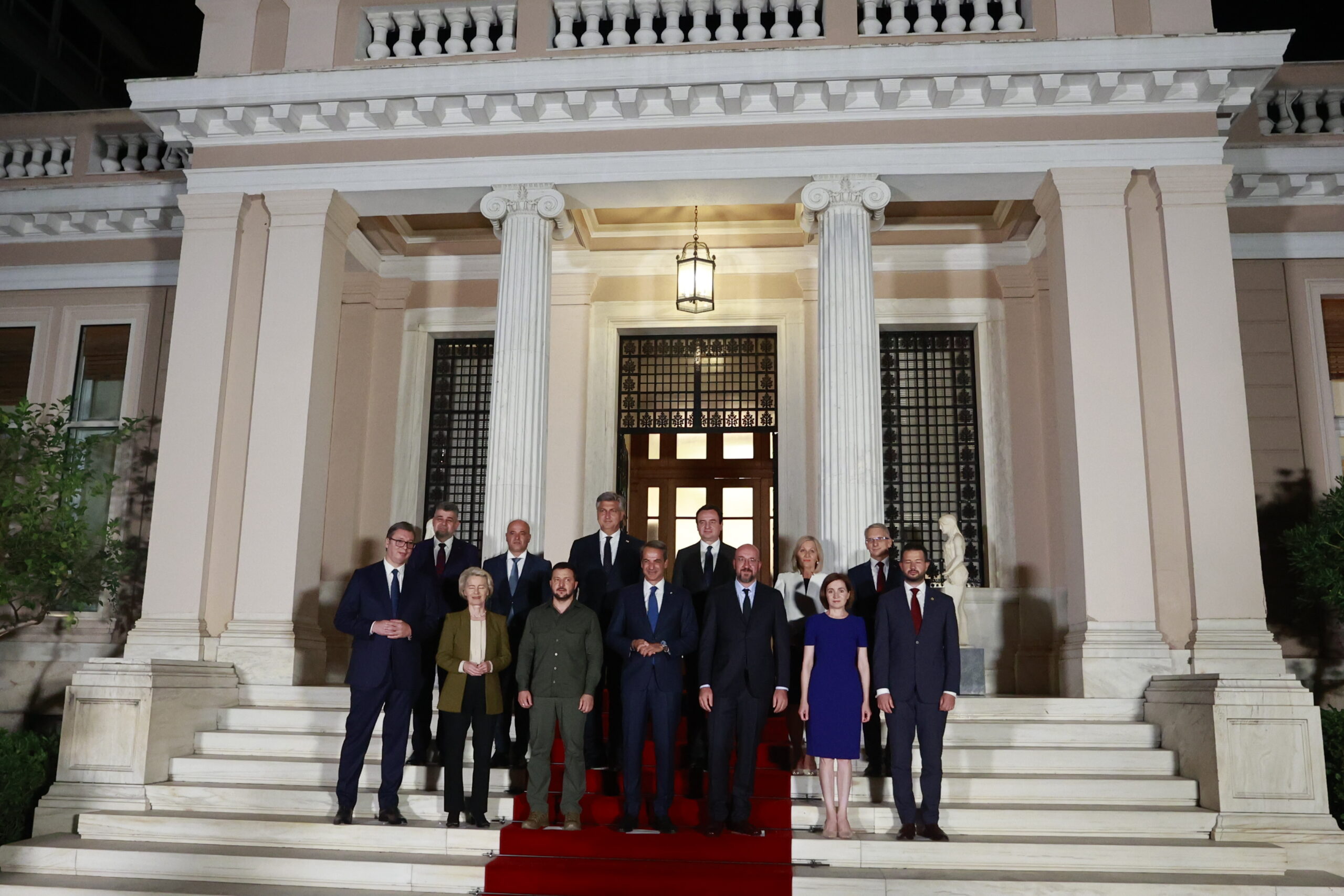 Διακήρυξη Αθηνών: Την στήριξη στην Ουκρανία και την επιτάχυνση της ευρωπαϊκής της πορείας εξέφρασαν οι 11 ηγέτες