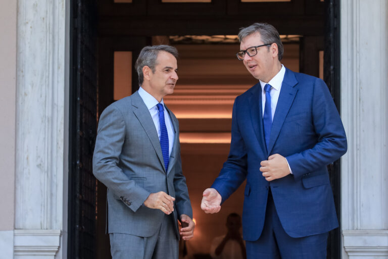 Συνάντηση του Κυριάκου Μητσοτάκη με τον Πρόεδρο της Σερβίας Aleksandar Vucic – Όσα συζήτησαν