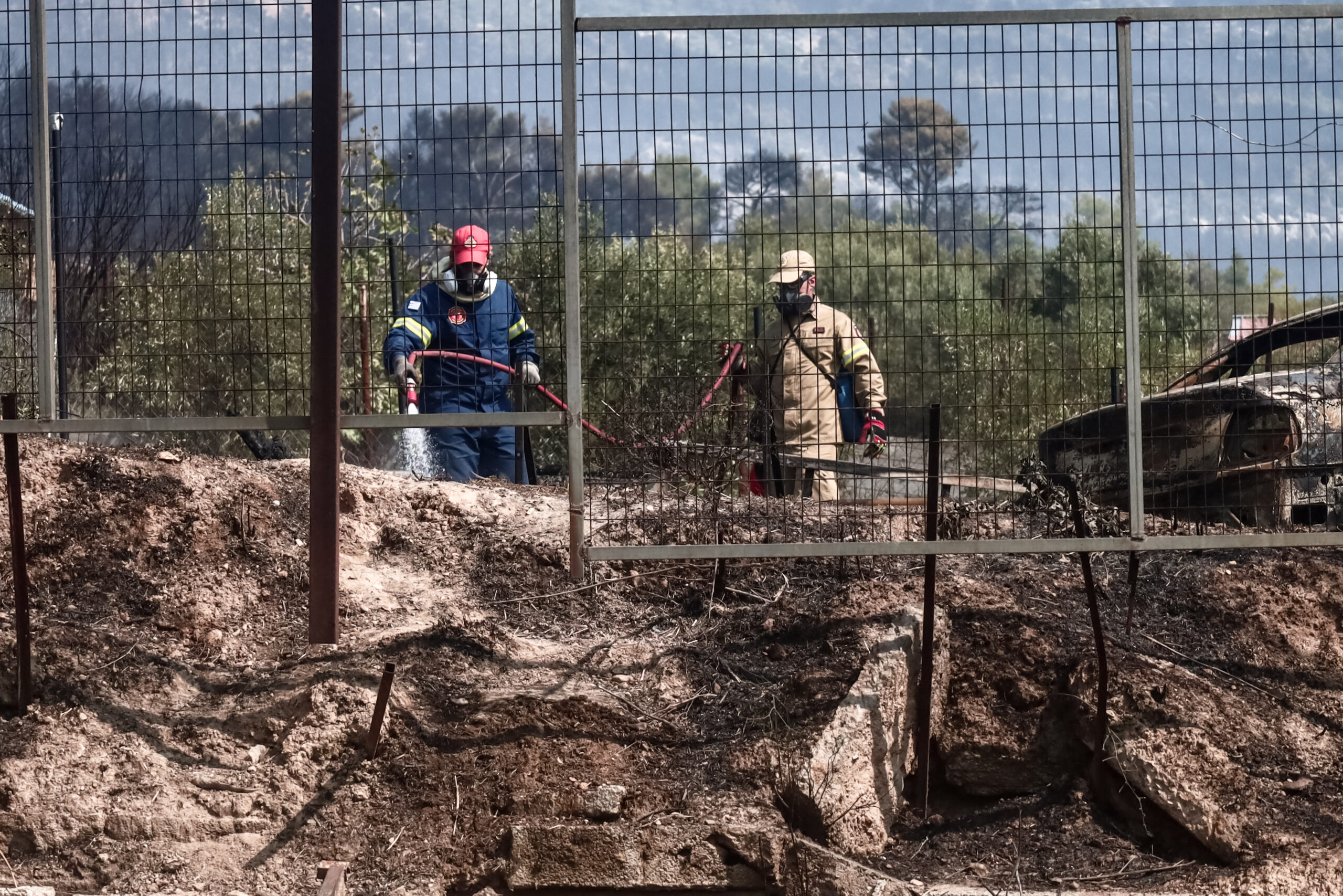 ΠΥΡΚΑΓΙΑ ΣΤΗ ΠΑΡΝΗΘΑ - 3η ΜΕΡΑ / ΠΕΡΙΟΧΗ ΑΓΙΑ ΠΑΡΑΣΚΕΥΗ (ΚΩΣΤΑΣ ΤΖΟΥΜΑΣ / EUROKINISSI)