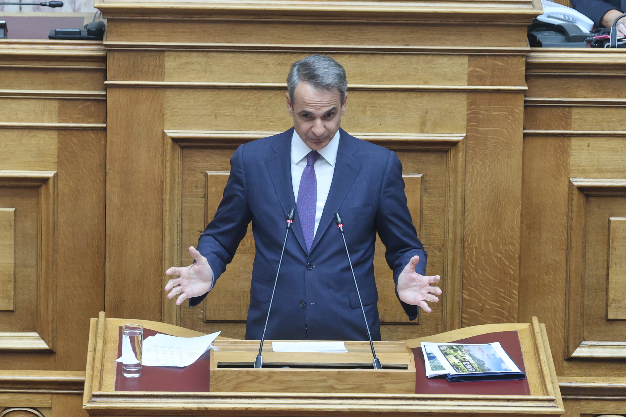 ΒΟΥΛΗ - ΣΥΖΗΤΗΣΗ ΠΡΟ ΗΜΕΡΗΣΙΑΣ ΔΙΑΤΑΞΗΣ ΣΕ ΕΠΙΠΕΔΟ ΑΡΧΗΓΩΝ ΚΟΜΜΑΤΩΝ (ΓΙΩΡΓΟΣ ΚΟΝΤΑΡΙΝΗΣ / EUROKINISSI)
