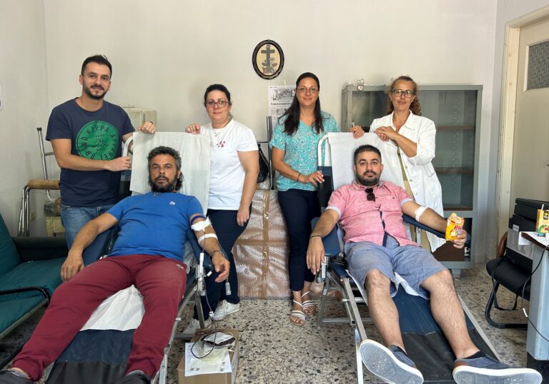 Οι εθελοντές αιμοδότες του Χελιδονίου