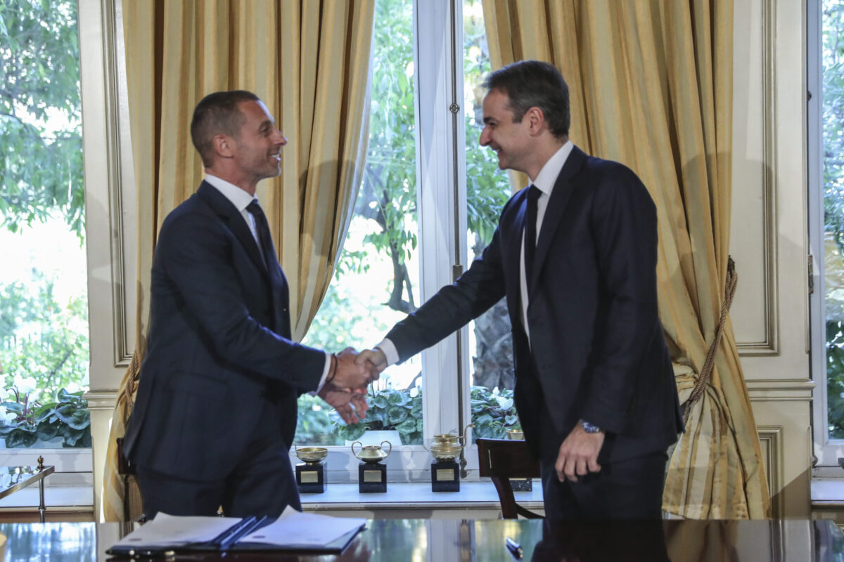 Kyriakos Mitsotakis, Aleskander Ceferin