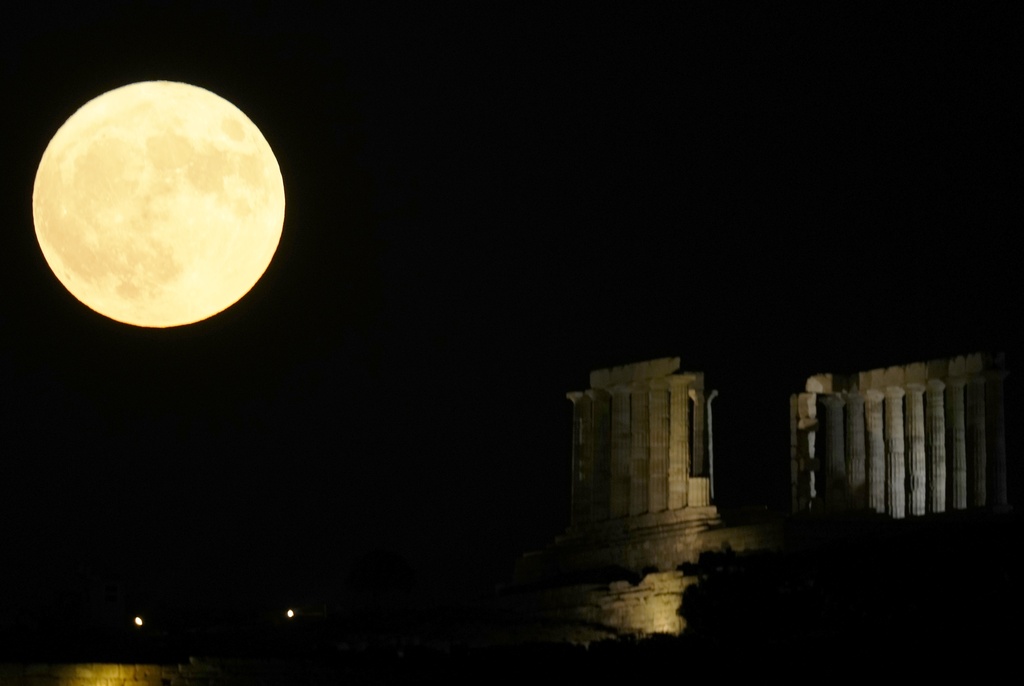 Greece Supermoon