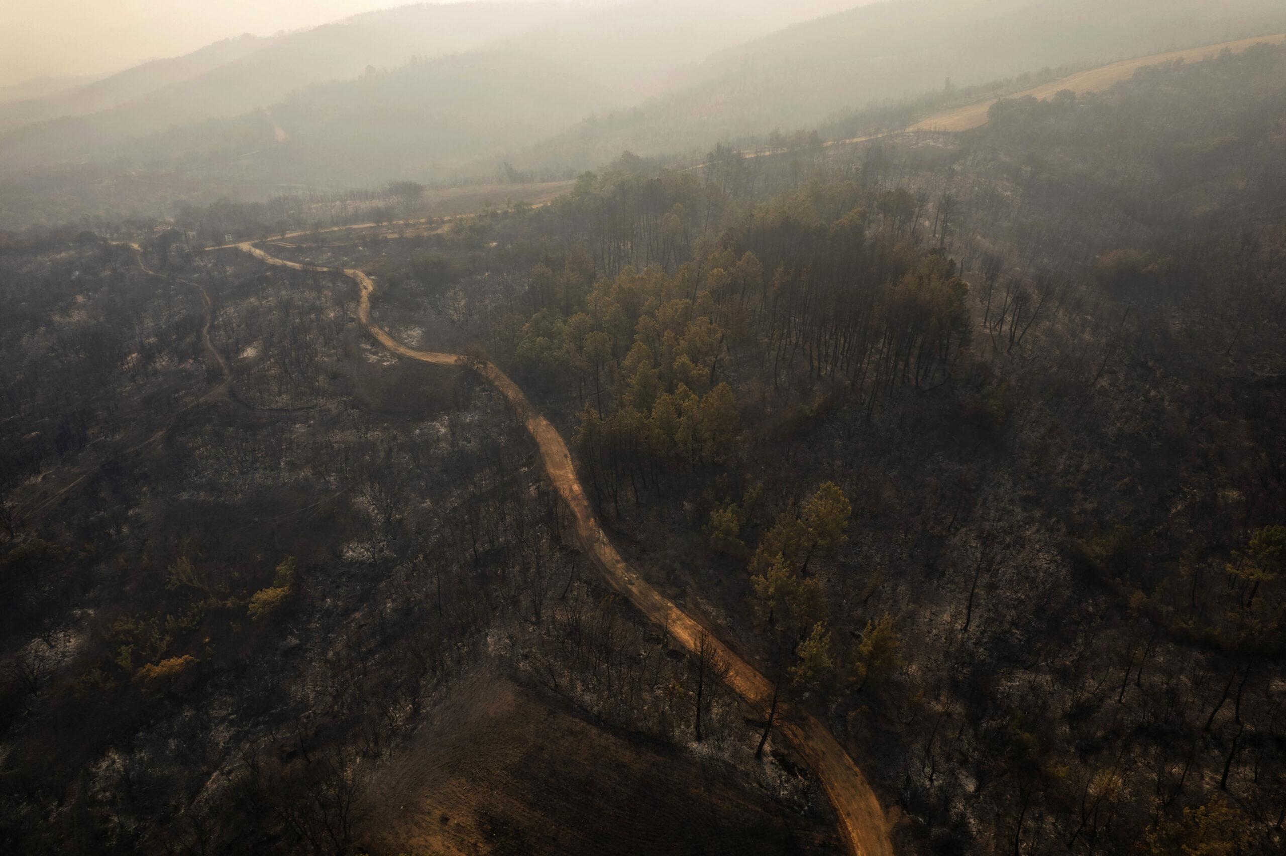 APTOPIX Greece Wildfires