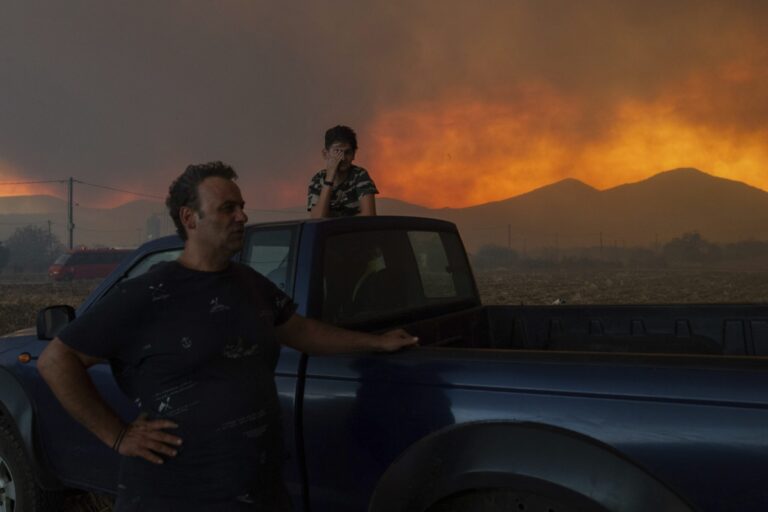 Φωτιά στον Έβρο Αύγουστος 2023 (AP Photo/Achilleas Chiras)