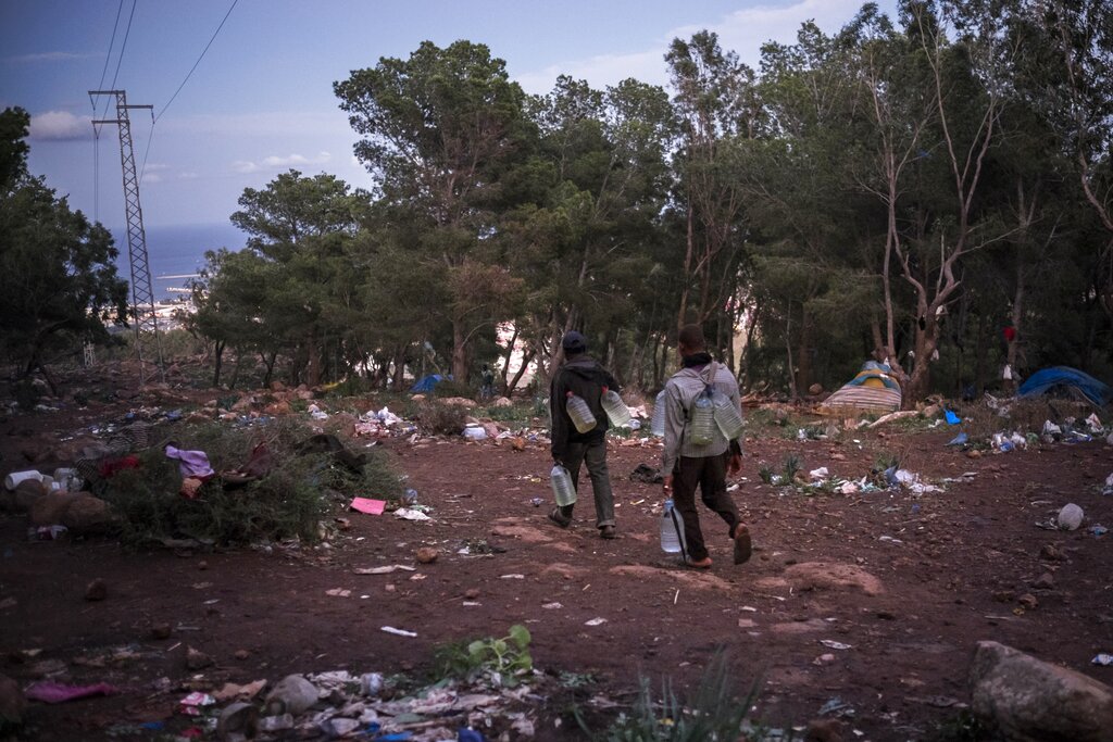 Spain Morocco Migrants