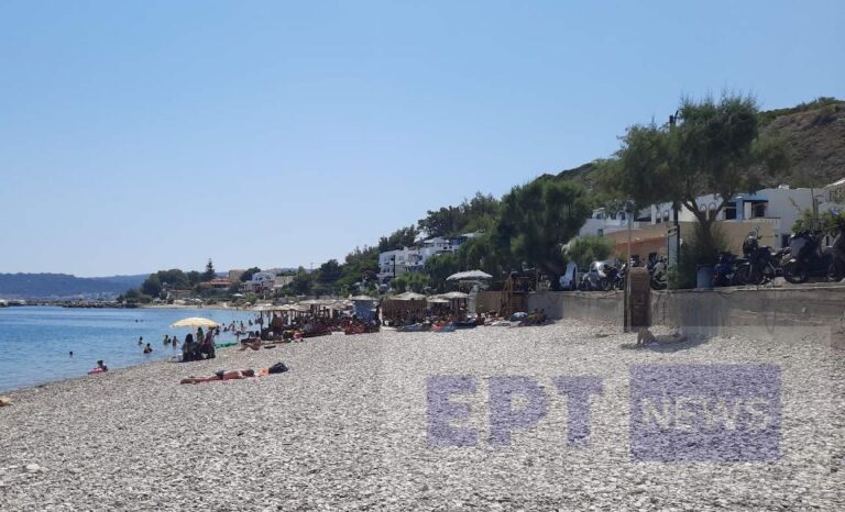 Χίος: Σύλληψη στην παραλία της Κώμης για παράνομες ξαπλώστρες