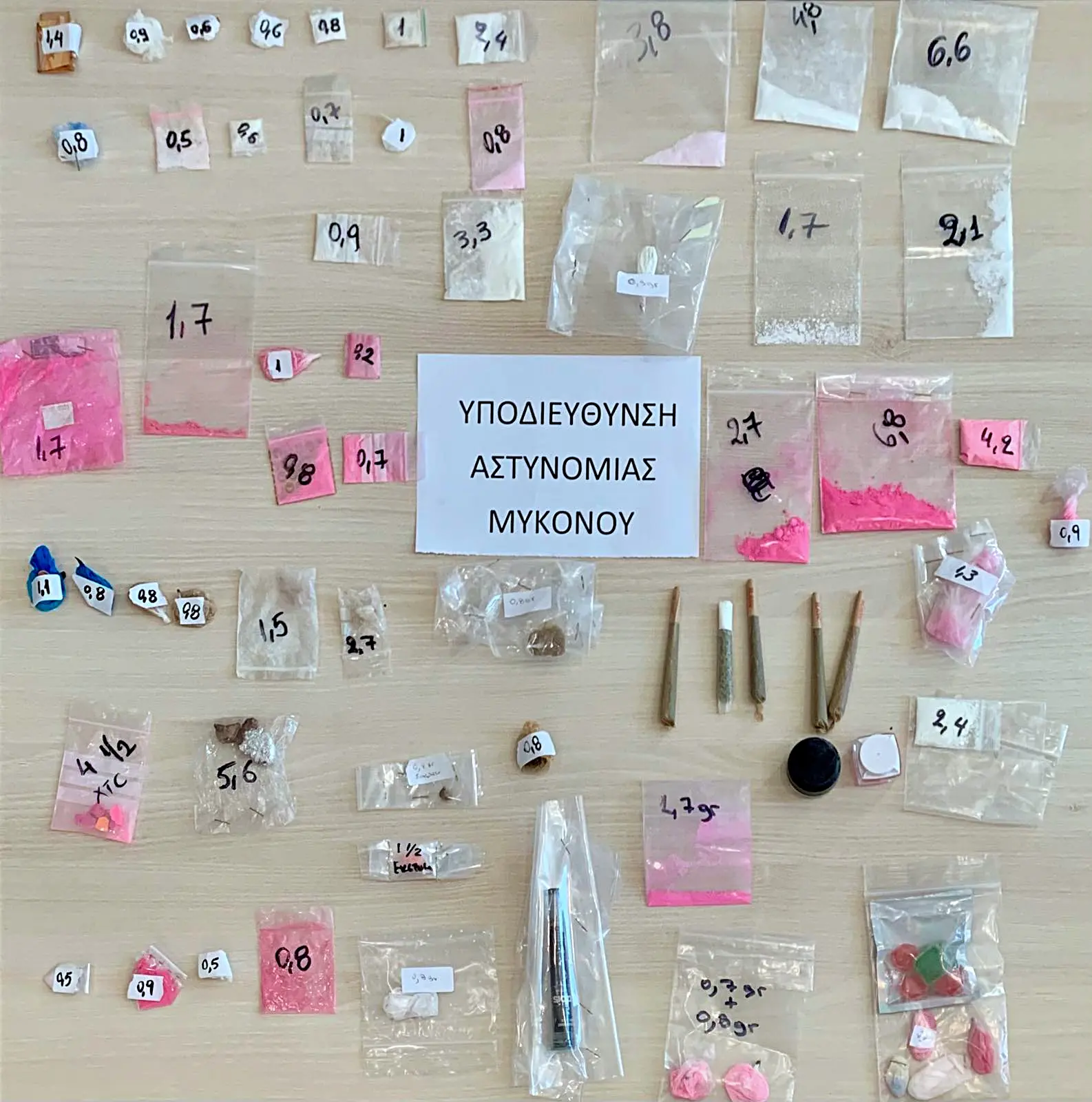 SYLLHPSEIS-PARTY-BILA-MYNONOS-F2 Μύκονος: Μετέτρεψαν βίλα σε κλαμπ με μουσική και ναρκωτικά – 15 συλλήψεις