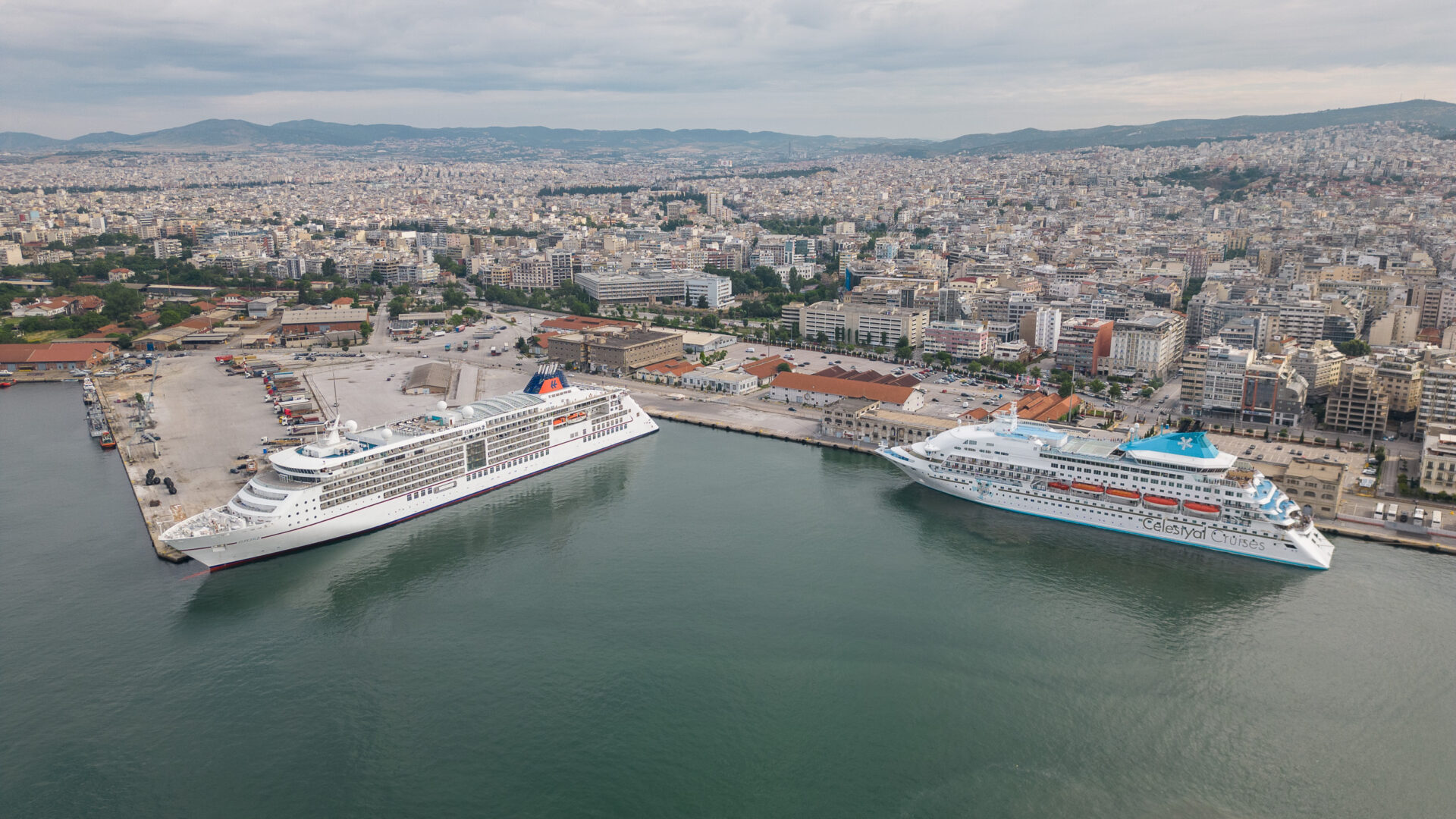 Θεσσαλονίκη: Δύο κρουαζιερόπλοια στην πόλη με πάνω από 3000 επιβάτες