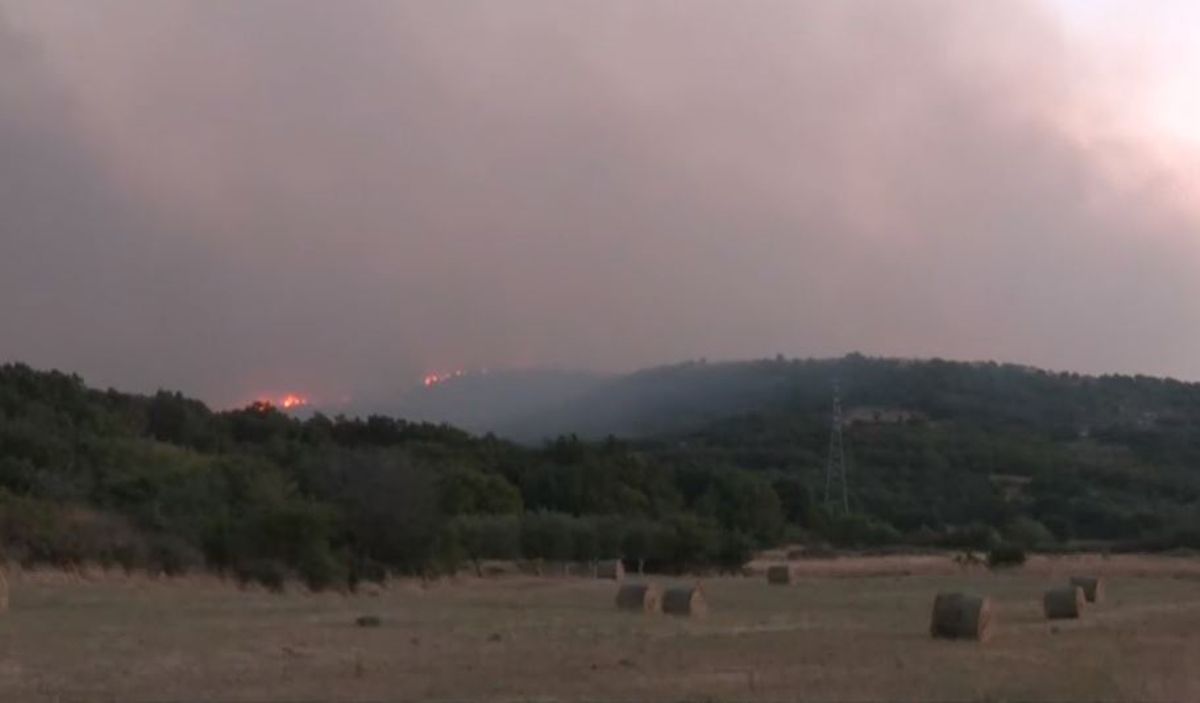 Μαίνεται η φωτιά στην Αλεξανδρούπολη – Ξεκίνησαν τις πτήσεις τα εναέρια μέσα