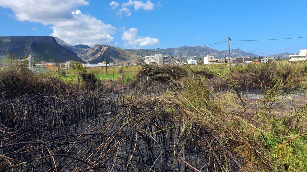 Ηράκλειο: Σύλληψη ενός άνδρα ως υπαίτιου για την φωτιά στο Καταλαγάρι