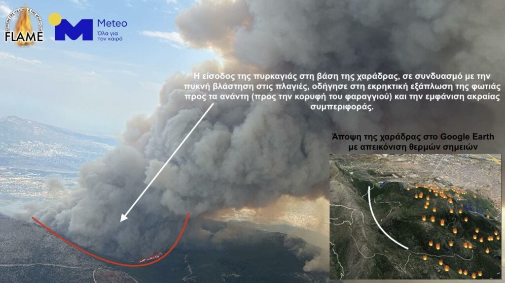 Ανάλυση Meteo: Τι είναι το «πυρονέφος» που εμφανίστηκε από την πυρκαγιά στην Πάρνηθα