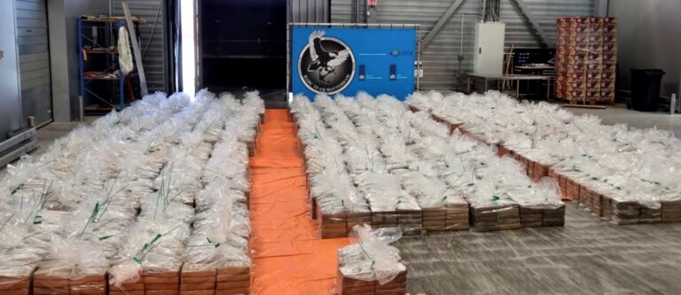 Ολλανδία: Κατάσχεση ρεκόρ 8 τόνων κοκαΐνης –   Ήταν κρυμμένοι σε κοντέινερ με μπανάνες