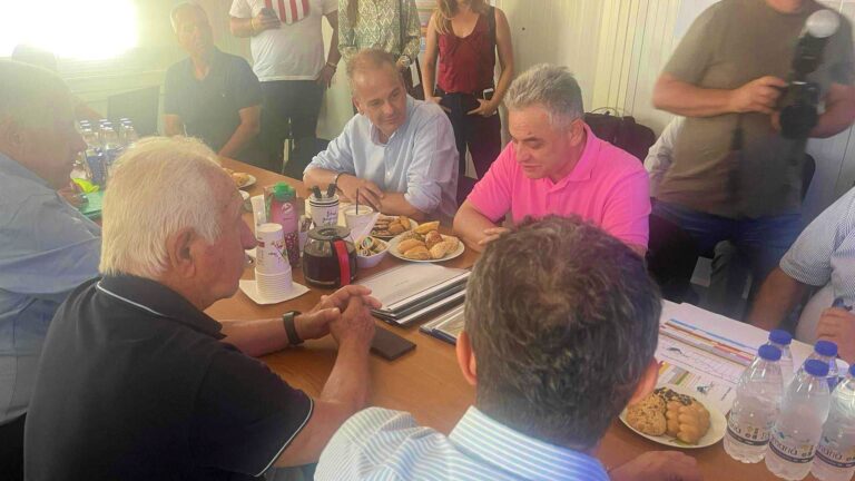 Στο Ηράκλειο ο Ν. Ταχιάος – Σύσκεψη για τα έργα του νέου αεροδρομίου στο Καστέλι