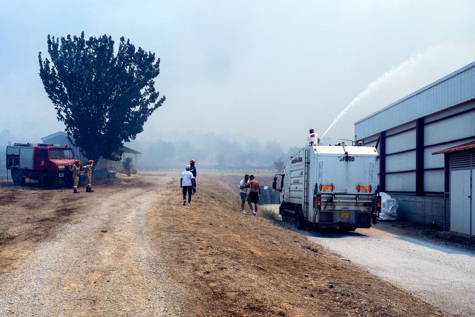 Φωτιά στην Εύβοια: Μήνυμα του 112 για Νέα Αρτάκη και Βατώντα – «Εκκενώστε προς Χαλκίδα»