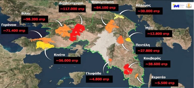 Θ. Γιάνναρος για τις δασικές πυρκαγιές: Κάηκε το 23% του πνευμόνων πρασίνου της Αττικής – Ανησυχητικά τα στοιχεία