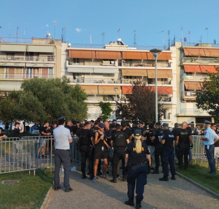 Θεσσαλονίκη: Στα δικαστήρια τα πέντε άτομα που συνελήφθησαν έξω από το γήπεδο της Τούμπας