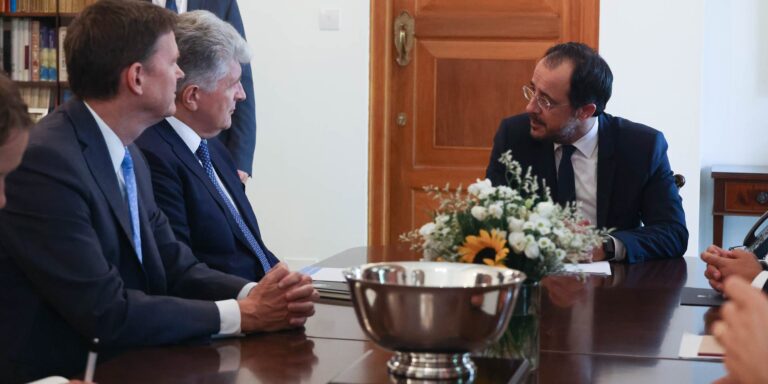 Κύπρος: Συνάντηση ΠτΔ με τον Βοηθό ΓΓ των ΗΕ Miroslav Jenca