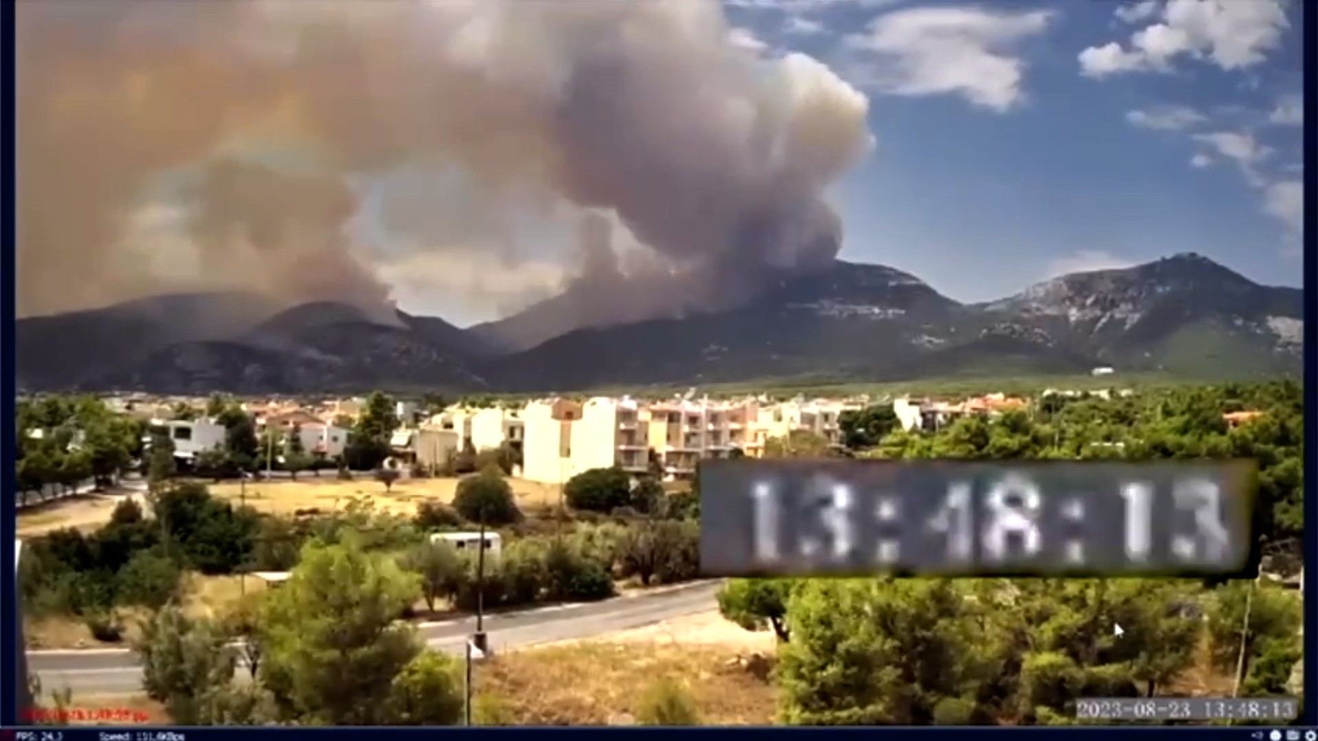 Βίντεο: Καρέ καρέ πώς εξαπλώθηκε η πυρκαγιά στην Πάρνηθα σε 30 λεπτά