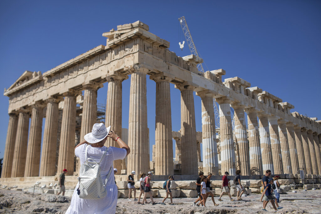 Virus Outbrake Greece Tourism