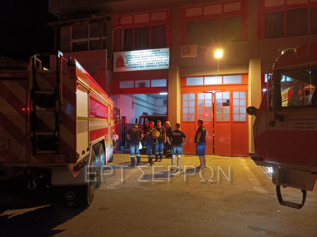 Σέρρες: Έφτασαν από τον Προμαχώνα οι Τσέχοι πυροσβέστες με προορισμό τον Έβρο (βίντεο)