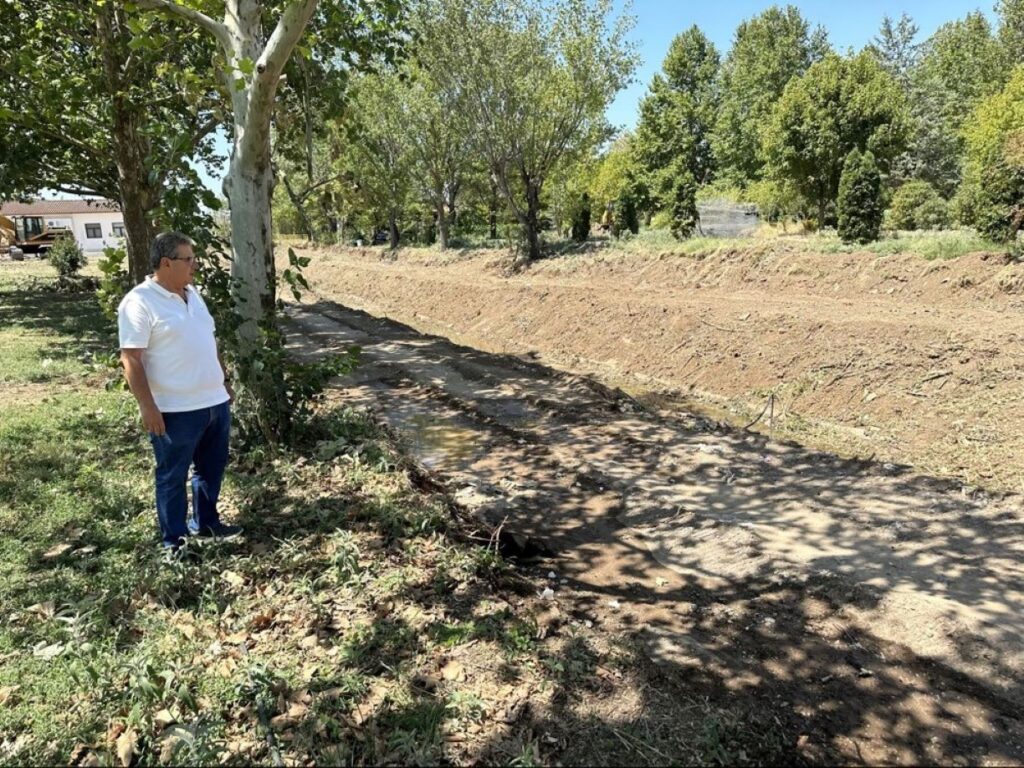 Σε εξέλιξη το έργο αντιπλημμυρική θωράκιση της εισόδου των Φαρσάλων