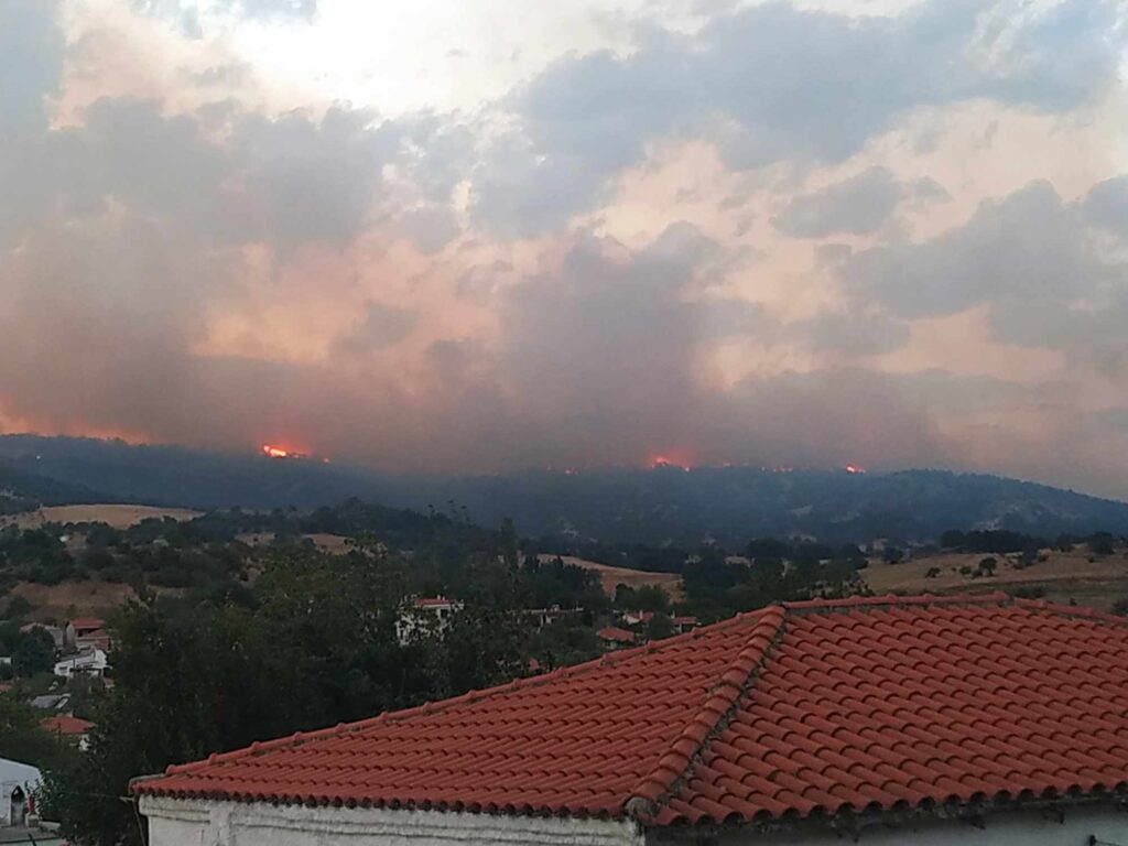 Μαίνεται η φωτιά στην Αλεξανδρούπολη -“Δεν έχουμε ξαναδεί τέτοιο μέτωπο”, λέει ο Περιφερειάρχης