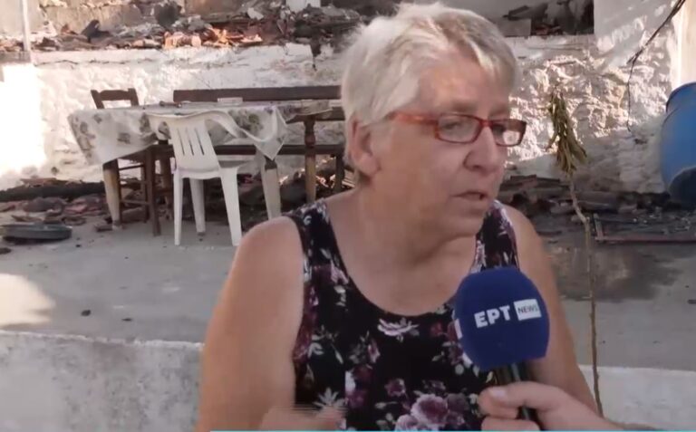 Κάτοικος Σώστη στην ΕΡΤ: Μέσα σε 10 λεπτά καταστράφηκαν οι κόποι μίας ζωής – Μείναμε μόνο με τα ρούχα μας