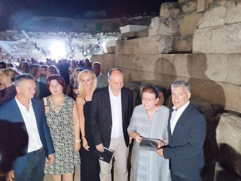 Χρ. Καπετάνος: Η Λάρισα κέρδισε το στοίχημα με την ιστορία, παραδίδοντας το Αρχαίο Θέατρο στους πολίτες της