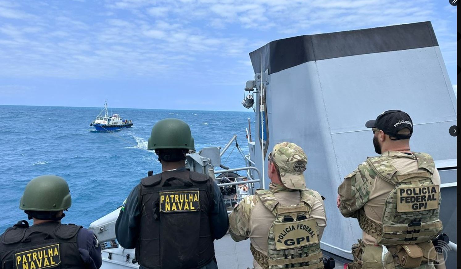 Στην κατάσχεση 3,6 τόνων κοκαΐνης προχώρησε το Πολεμικό Ναυτικό της Βραζιλίας