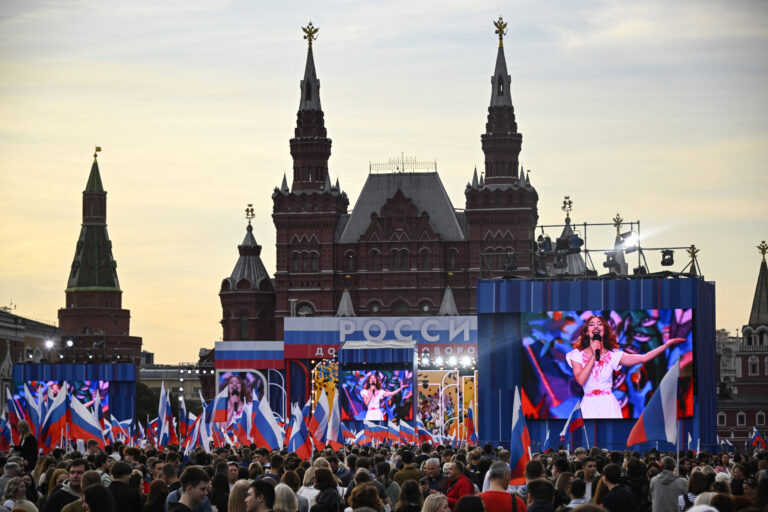Συναυλία στη Μόσχα για τον ένα χρόνο προσάρτησης τεσσάρων ουκρανικών περιοχών