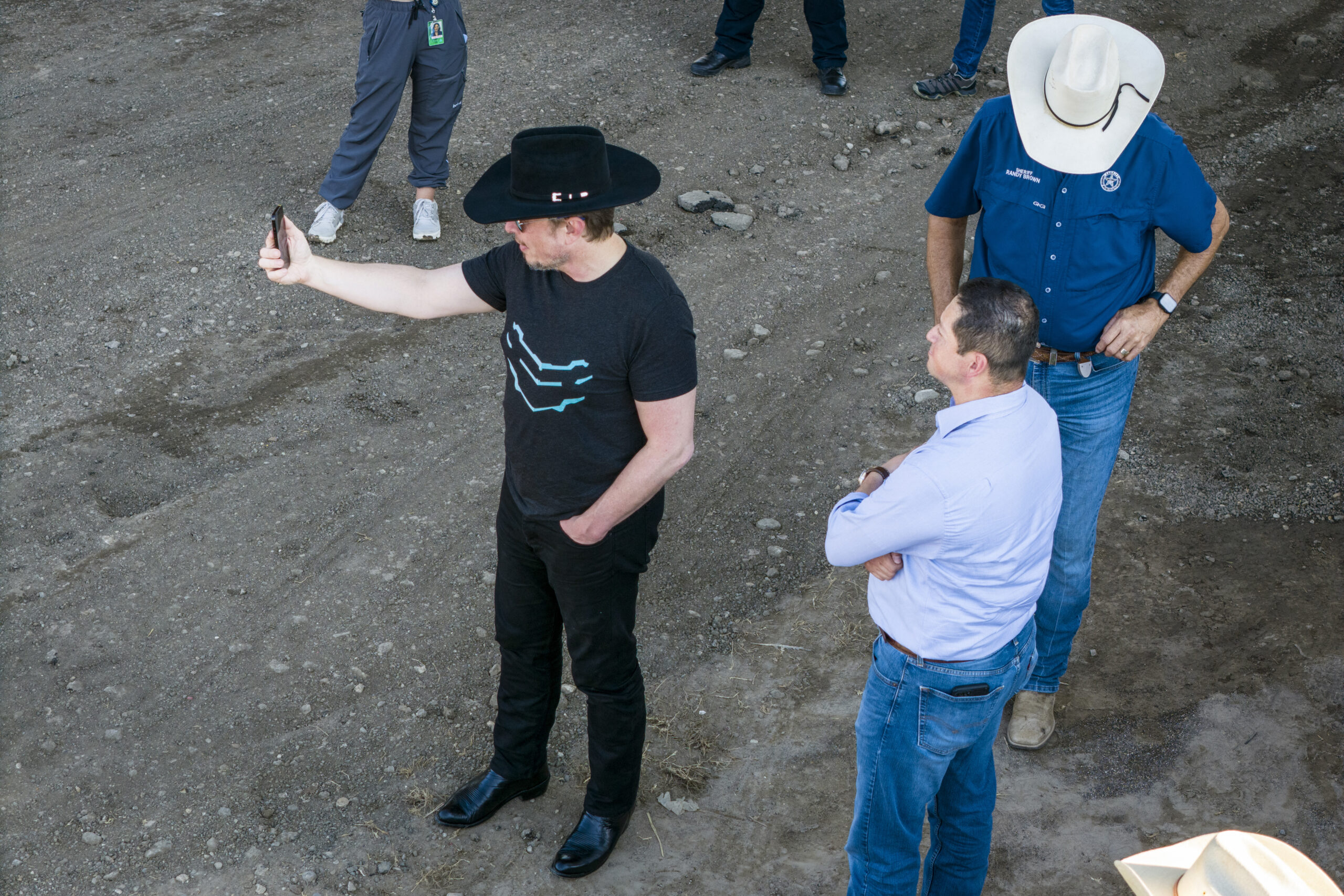 Elon Musk Visits Texas-Mexico Border