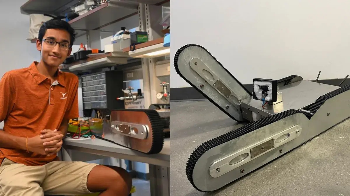 ΗΠΑ: Φοιτητής κατασκεύασε το πρώτο πυρίμαχο ρομπότ