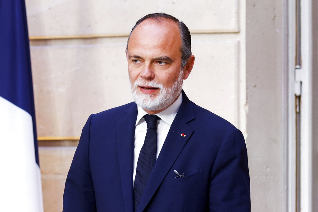 French President Macron's swearing-in ceremony at the Elysee Palace in Paris