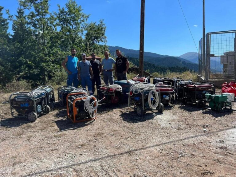 Επιχείρηση ηλεκτροδότησης με γεννήτριες σε χωριά της Θεσσαλίας