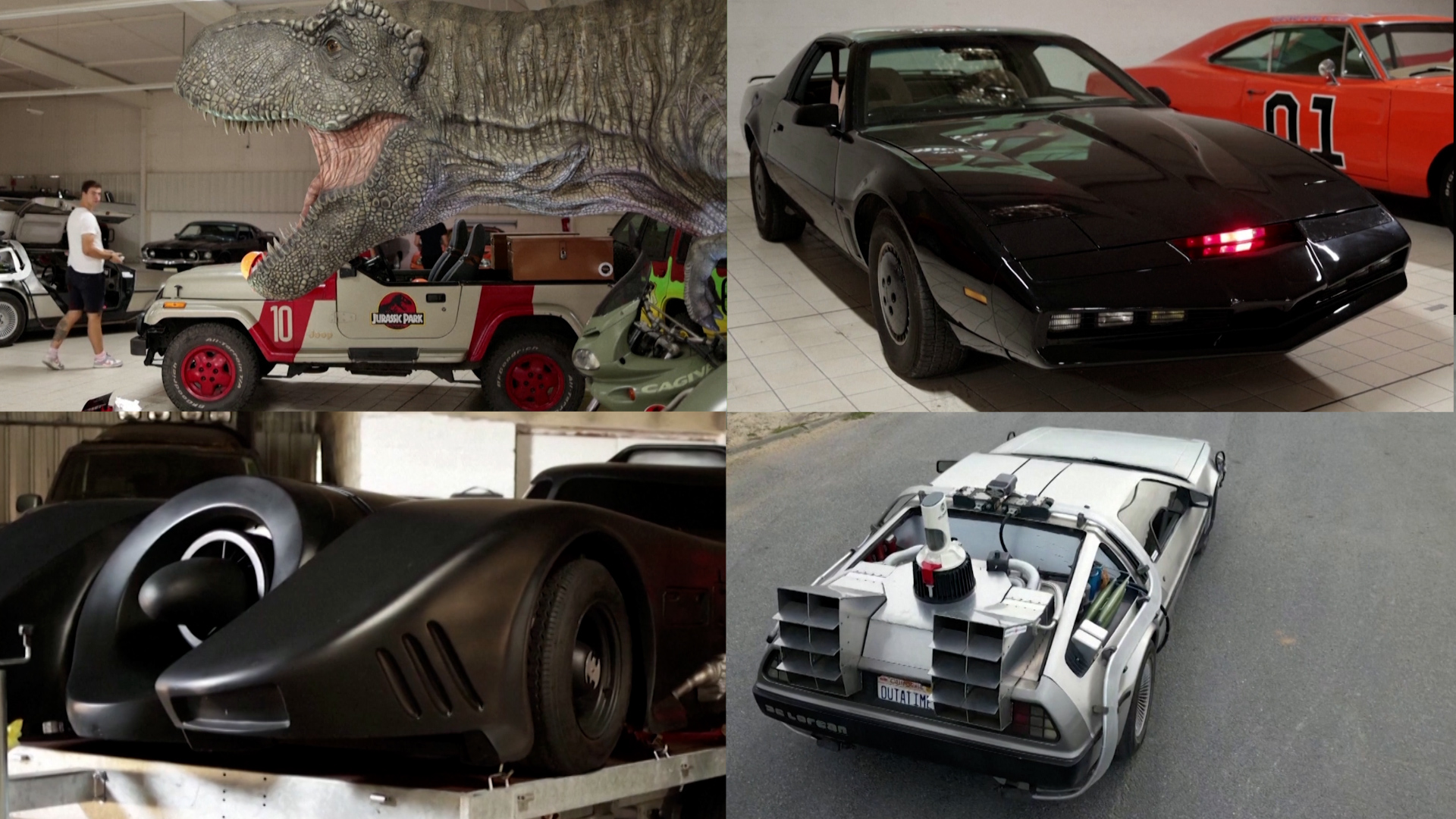 Βίντεο: Οδηγήστε διάσημα αυτοκίνητα του σινεμά όπως ο Κ.Ι.Τ.Τ. και το DeLorean σε γαλλικό μουσείο