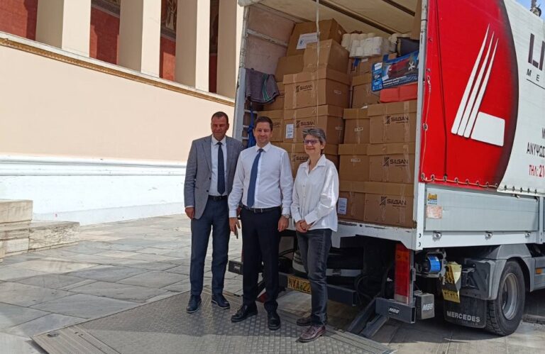 ΕΚΠΑ: Επτά τόνοι ανθρωπιστικής βοήθειας για τους πλημμυροπαθείς στη Θεσσαλία