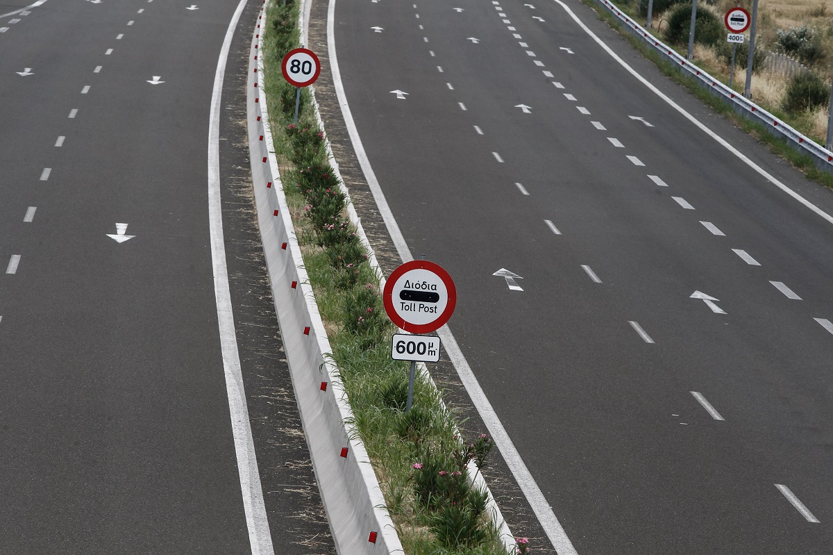 Αυτοκινητόδρομος Κόρινθος – Καλαμάτα: Κυκλοφοριακές ρυθμίσεις για εκτέλεση υδραυλικών εργασιών